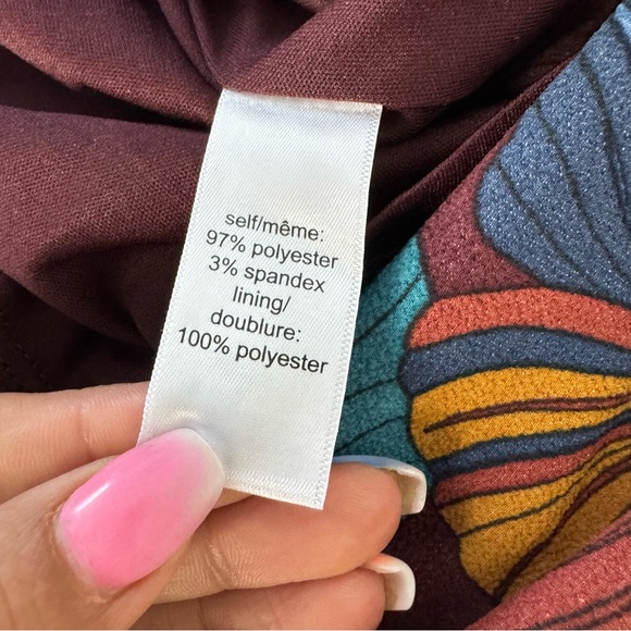 Maurice’s Missy modest wrap dresses multicolor maxi dress size XXL - Picture 11 of 16